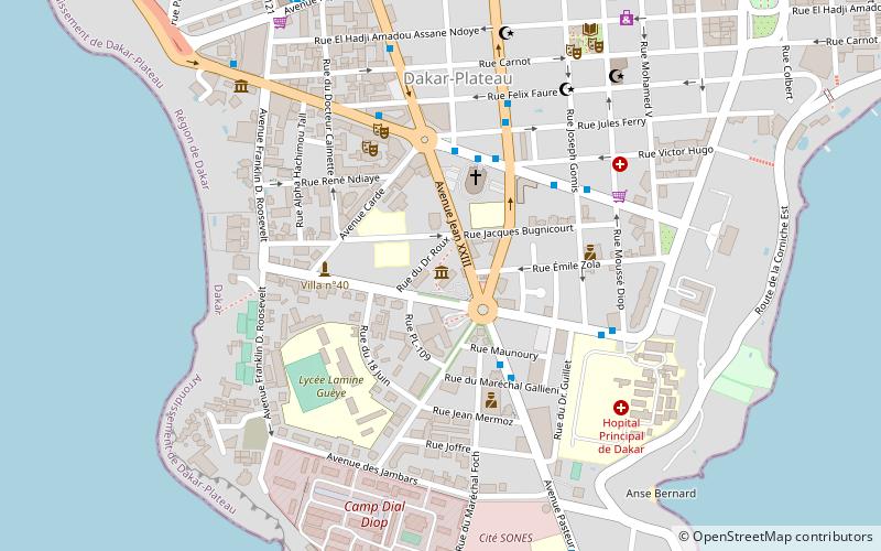 Musée Théodore-Monod d'Art africain location map