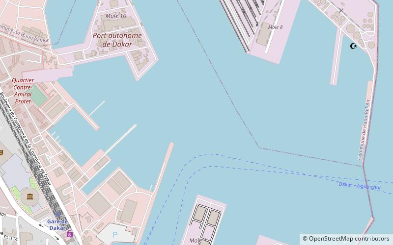 Autonomous Port of Dakar location map