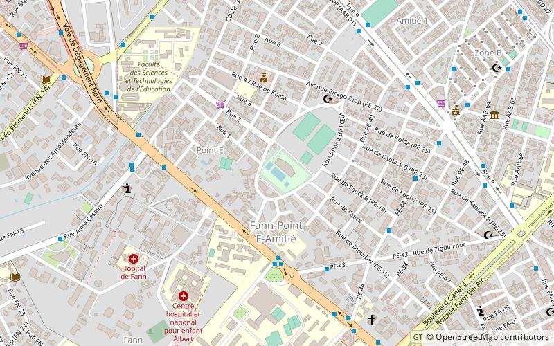 Piscine Municipale Olympique location map