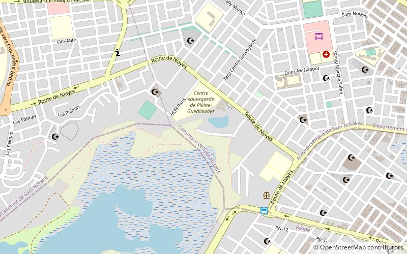 cap vert dakar location map