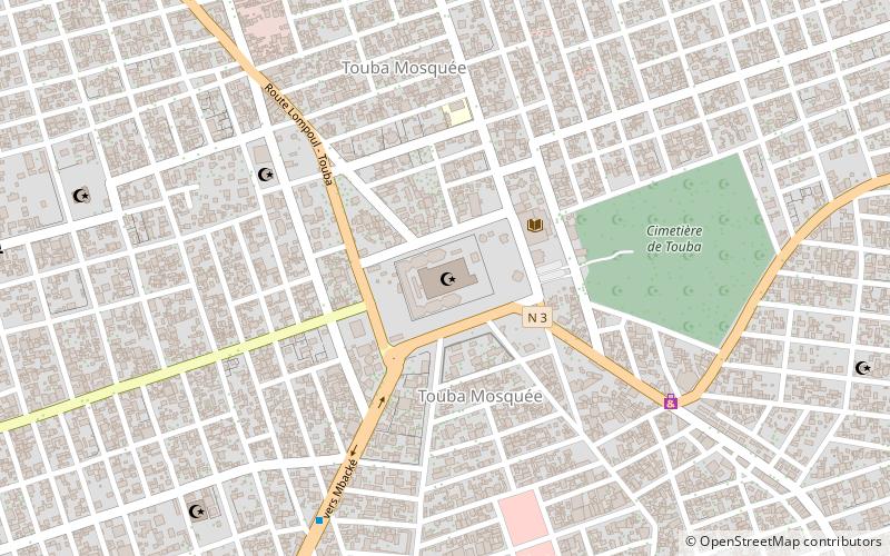 Grande Mosquée de Touba location map