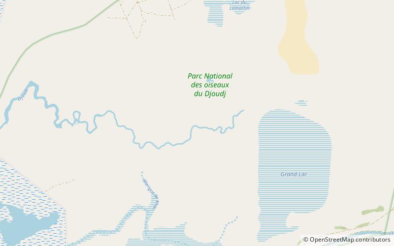 Nationalpark Djoudj location map