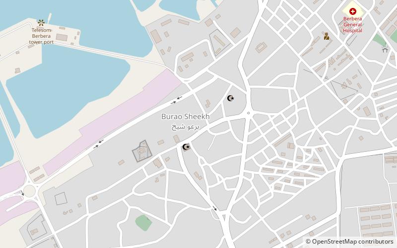 Berbera Public Library location map