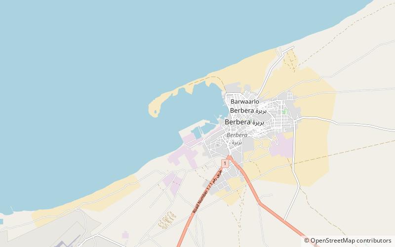 Port of Berbera location map