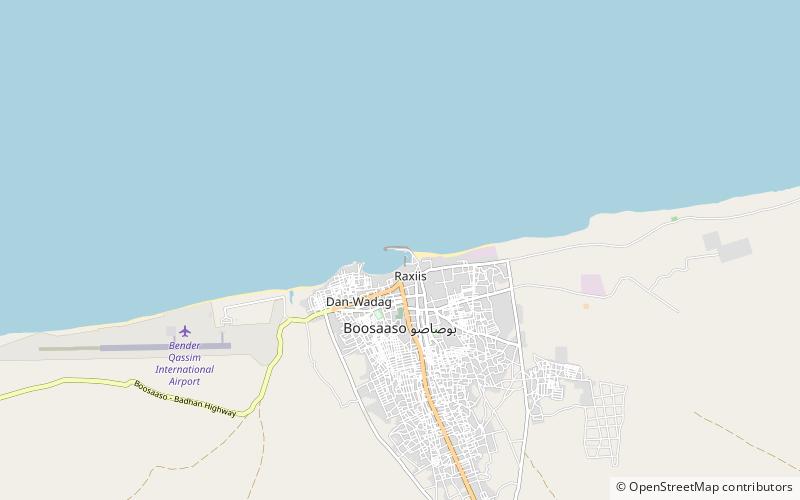 Port of Bosaso location map