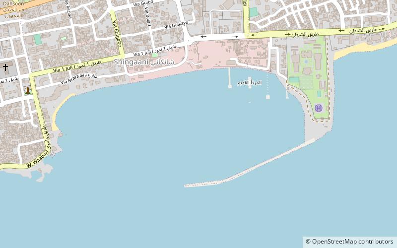 bondhere district mogadiscio location map