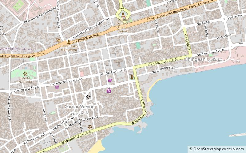palazzo del governatore mogadischu location map