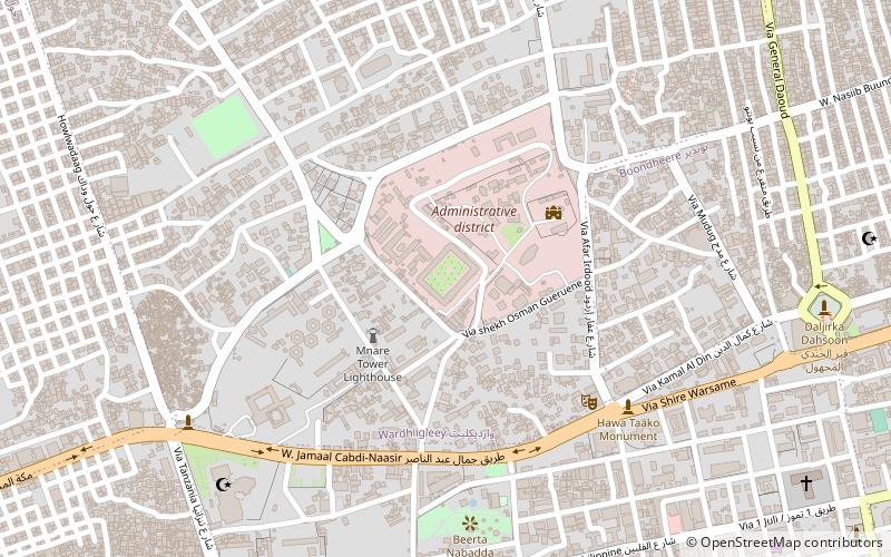 Villa Somalia location map