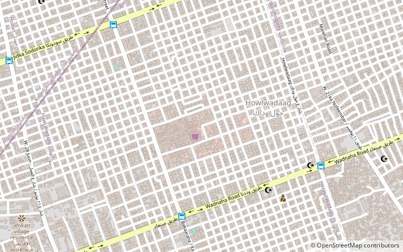 Bakaara Market location map