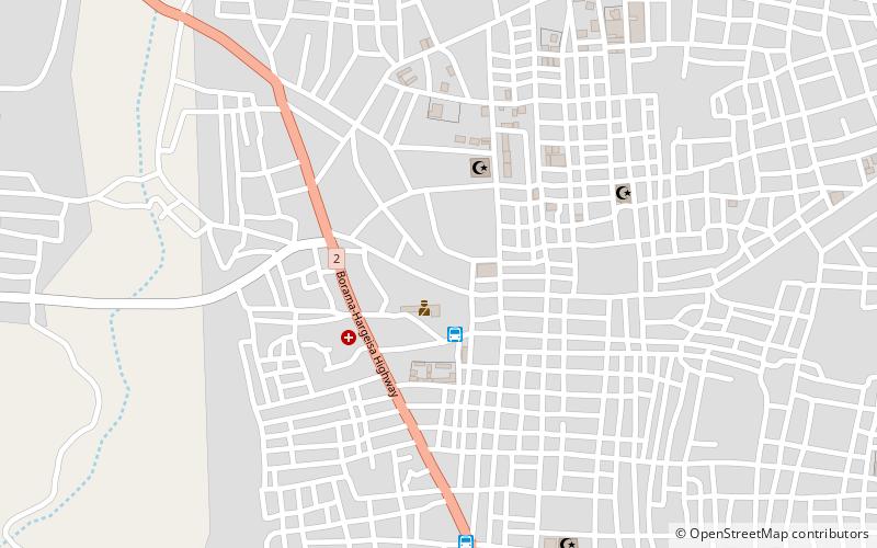 Borama location map