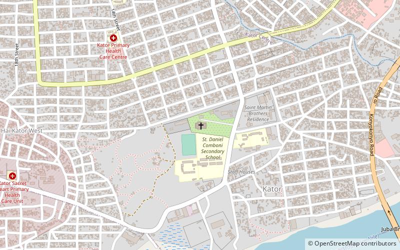 st theresa cathedral juba location map