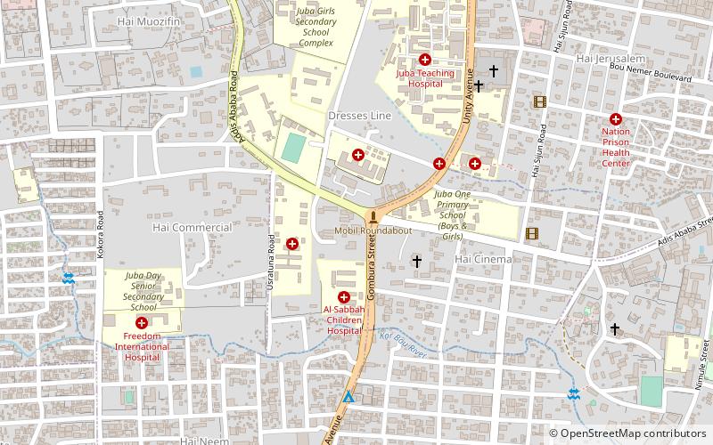 saint mary djouba location map