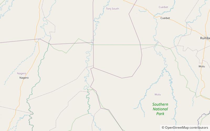 Southern National Park location map