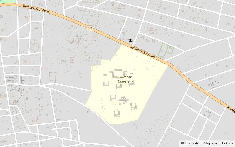 rumbek university location map