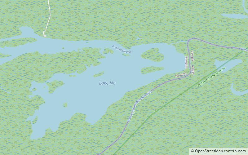 lago no sudd location map