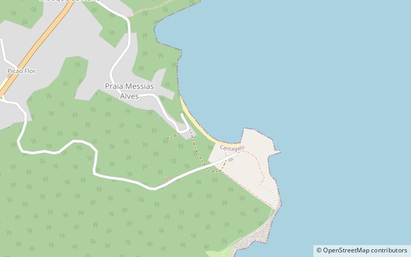 praia santana sao tome island location map