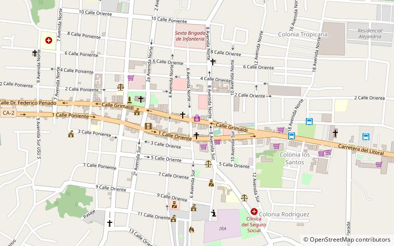 Usulután location map