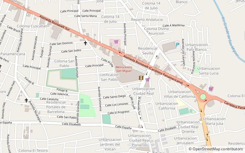 LUI CHRIST metrocentro location map
