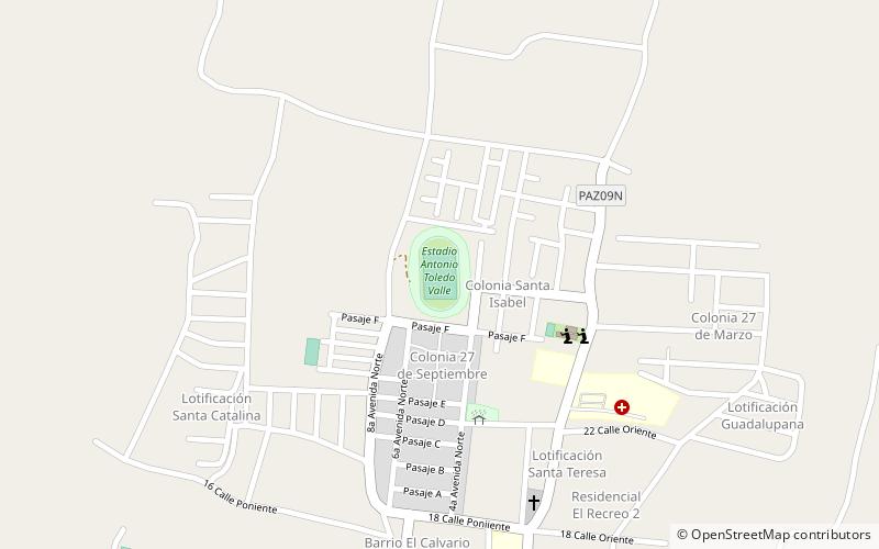Stade Antonio Toledo Valle location map