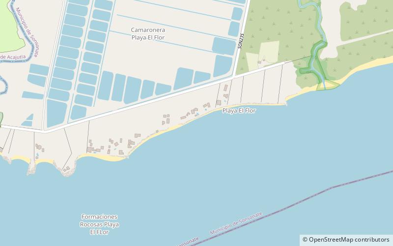 playa el flor location map