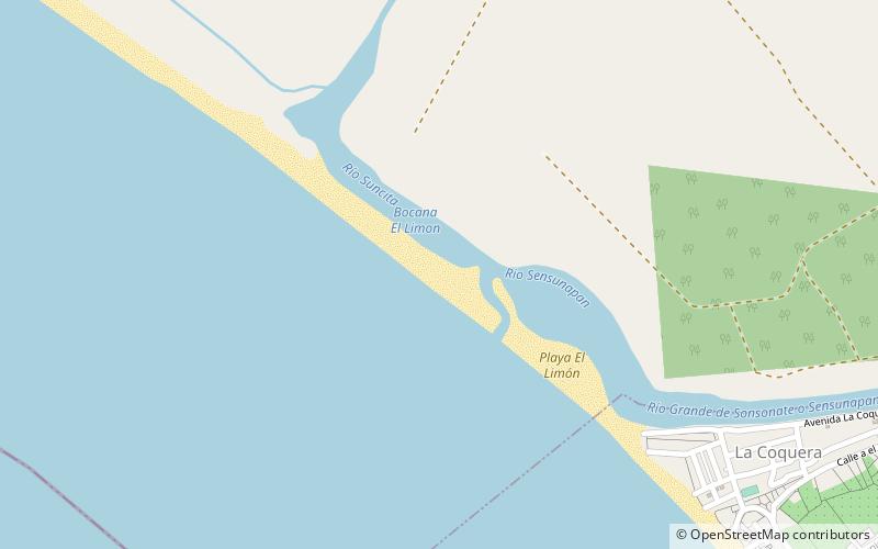 Playa El Limón location map