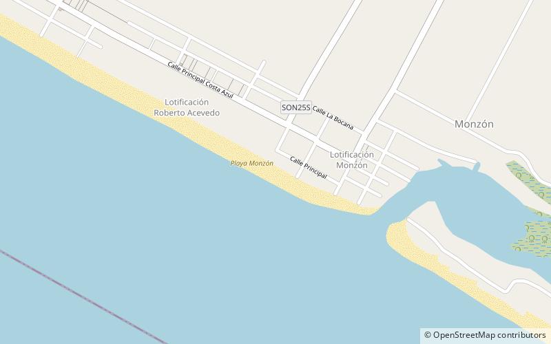 playa monzon location map