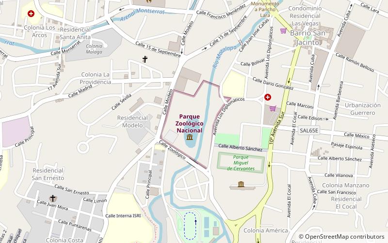 Parque Zoológico Nacional location map
