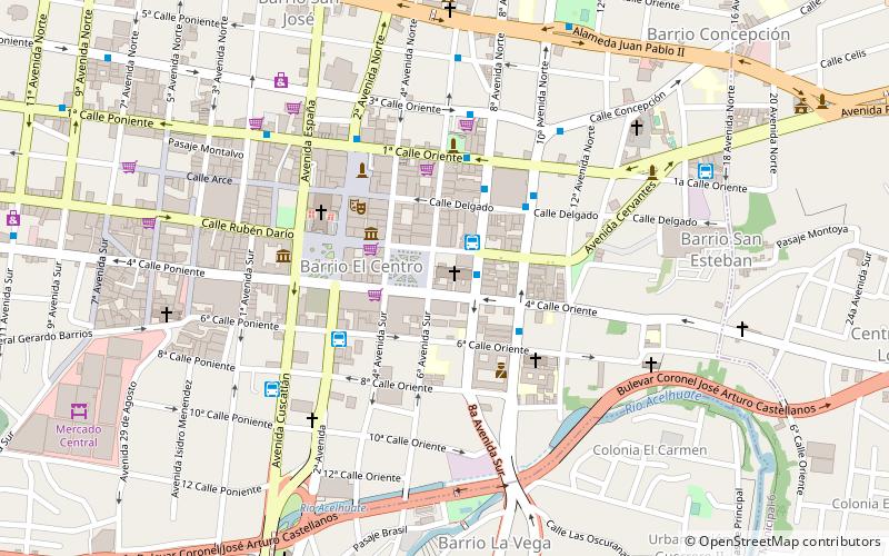Iglesia El Rosario location map