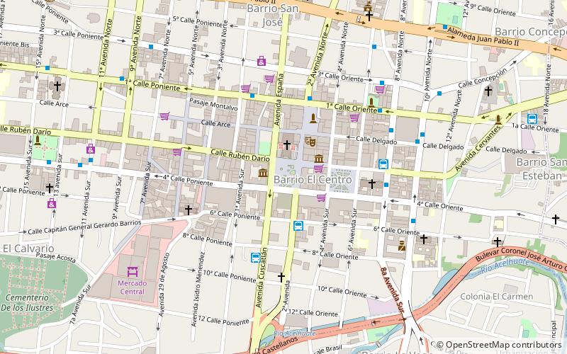 Plaza Gerardo Barrios location map
