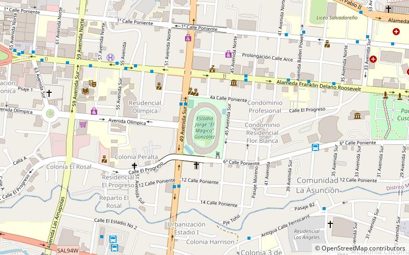 Estadio Jorge Mágico González location map