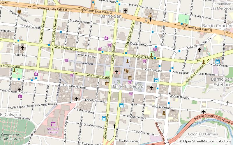 San Salvador Cathedral location map