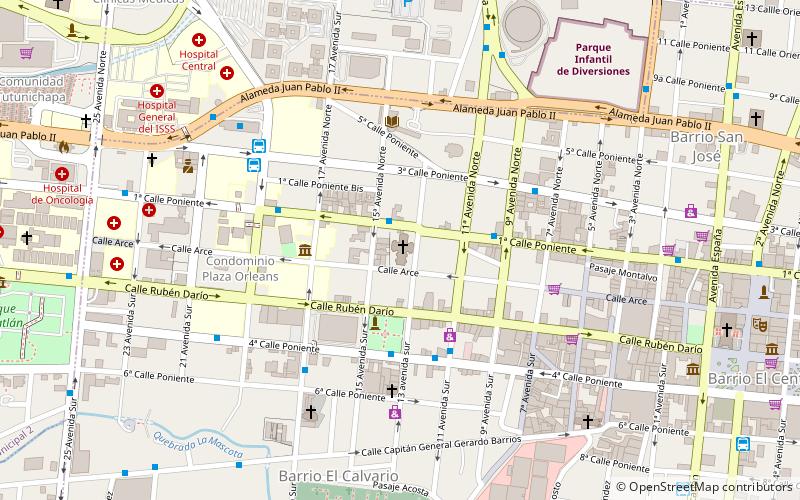 Basilica Sagrado Corazon location map