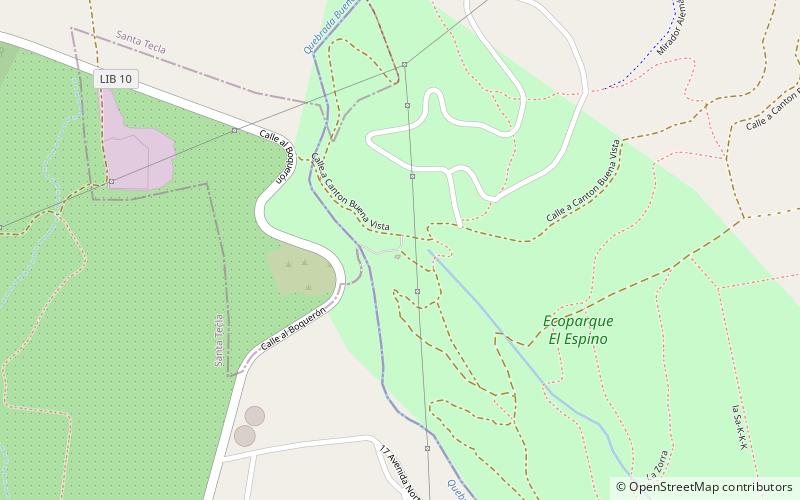 Ecoparque El Espino location map