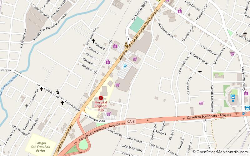 metrocentro sonsonate location map