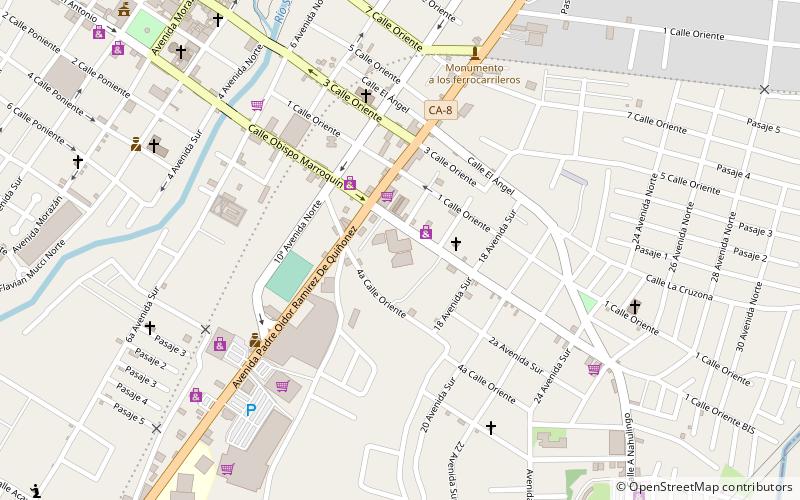 centro comercial el modelo sonsonate location map