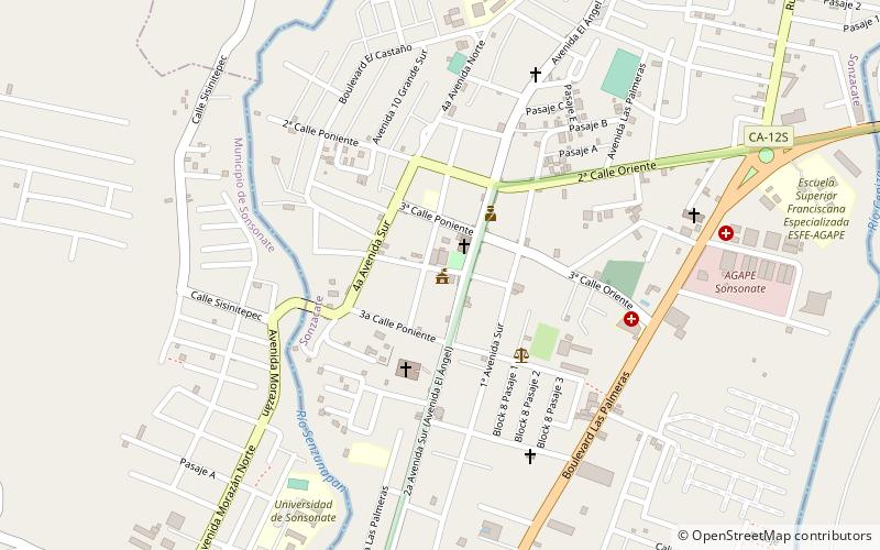 alcaldia municipal de sonzacate sonsonate location map