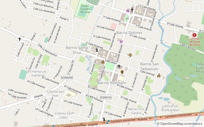 alcaldia municipal de izalco location map