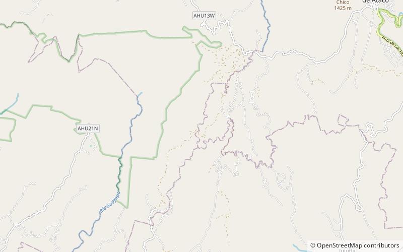 Parque nacional Los Volcanes location map