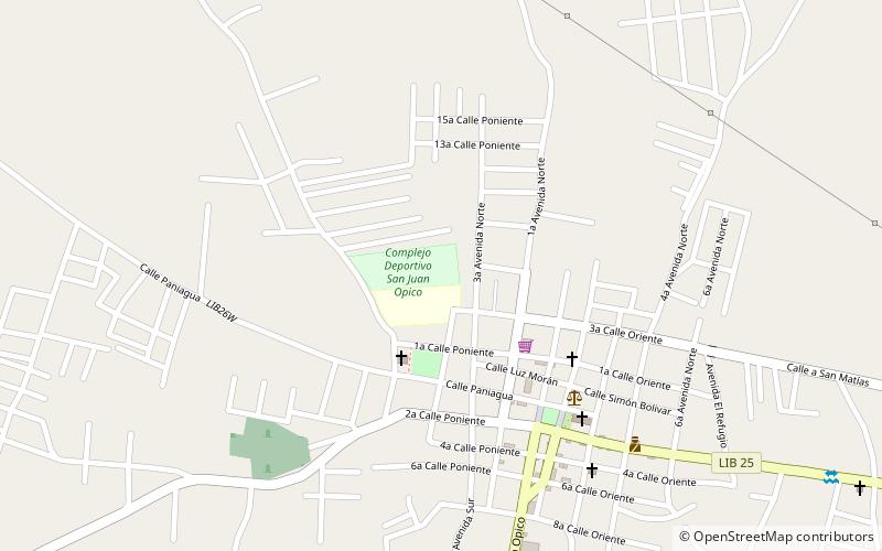 complejo municipal departement de la libertad location map