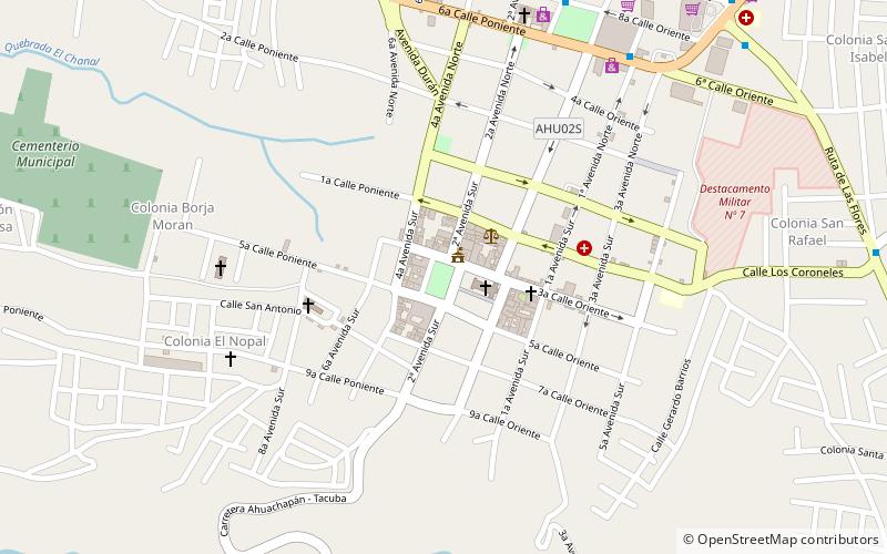 parque concordia ahuachapan location map