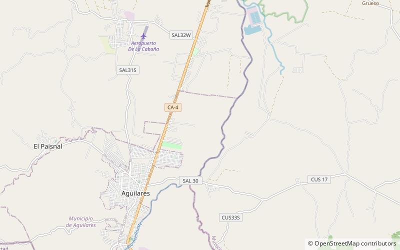 Cihuatán location map