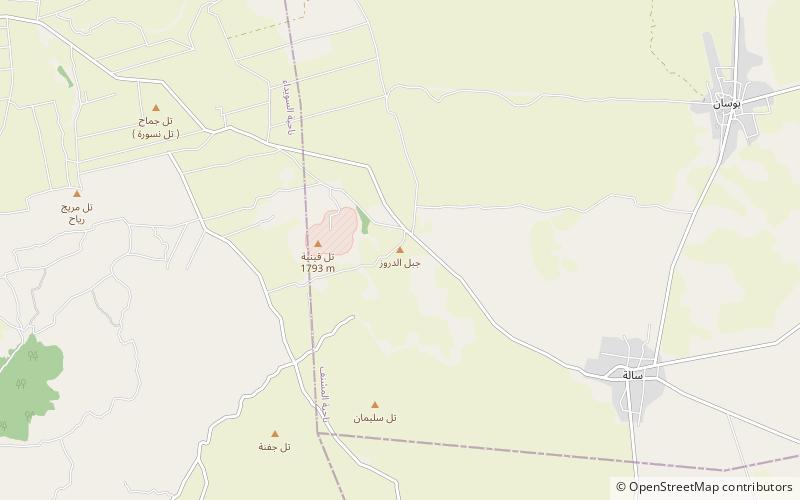 Dschabal ad-Duruz location map