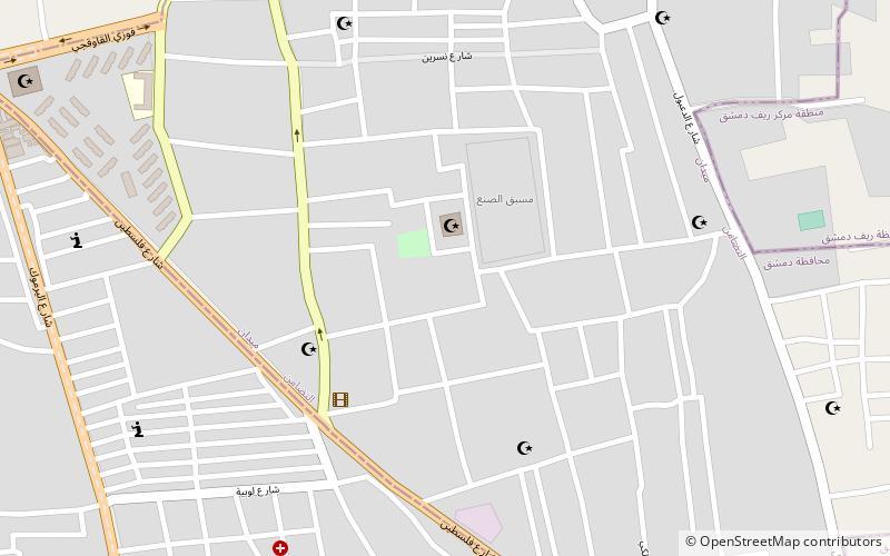 tadamon damaskus location map