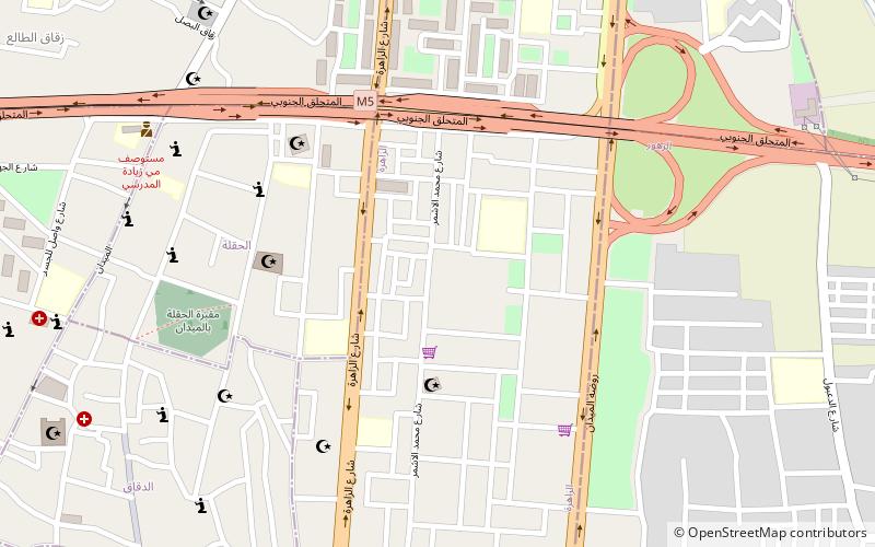 Al-Zahra al-Jadeeda location map