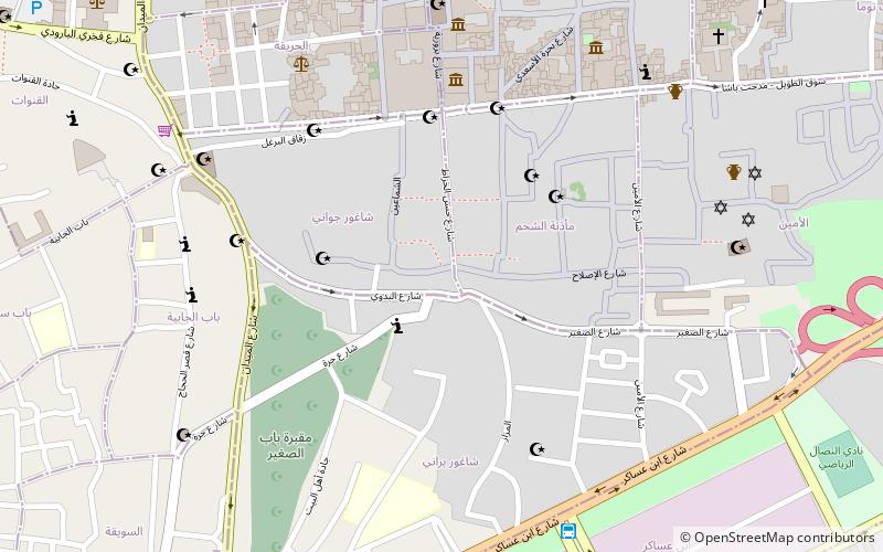 cimetiere de bab al saghir damas location map