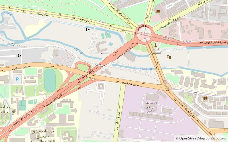 Syrian Virtual University location map