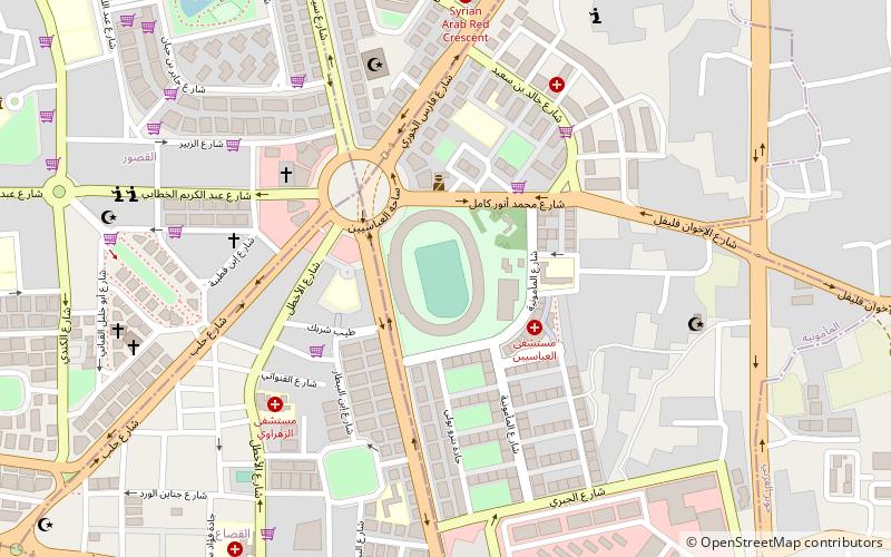 Amman International Stadium location map