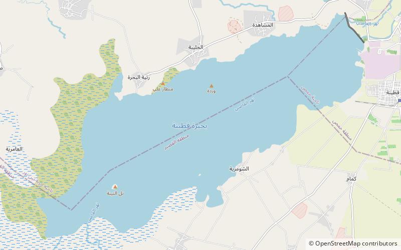 lac de homs location map