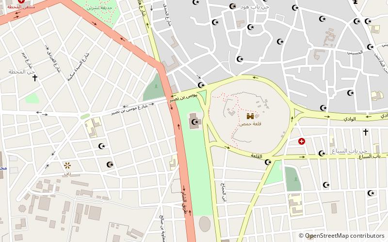 al atassi mosque homs location map