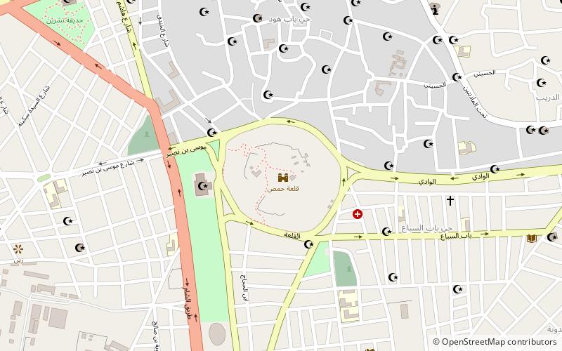 Citadelle de Homs location map